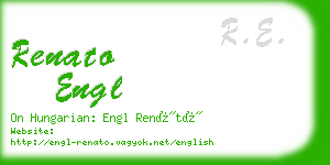 renato engl business card